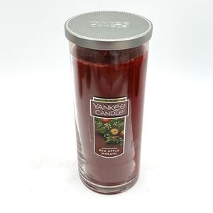 Yankee Candle Red Apple Wreath 20 oz Jar Single Wick with Lid New
